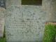 Headstone of Margaret ASHTON (m.n. TREMEER, c. 1736-1781).