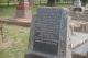 Headstone of Nathan WALTER (1831-1914); his first wife Elizabeth Ann (m.n. TREWIN, 1833-1866); their daughter Emma WALTER (1860-1886); Nathan's second wife Elizabeth Ann (m.n. STUBBS, 1843-1922); their son Richard WALTER (1879-1910) and their daughter Florence WALTER (1881-1881).