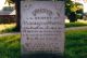 Headstone of Parmenas WATTS (Abt. 1762-1823) husband of Grace (m.n. WALTER, Abt. 1762-Abt. 1830).