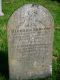 Headstone of Richard SANGUIN (c. 1801-1875) and his wife Christian (m.n. HARRIS, c. 1807-1887).