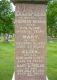 Headstone of Richard B. BRAGG (1831-1901) and his wife Elizabeth (Eliza) A. (m.n. OSBORNE, 1844-1871).