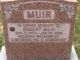 Headstone of Robert MUIR (1922-1996)