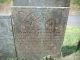 Headstone of Samuel VANSTONE (c. 1772-1855).