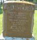 Headstone of William SANDERS (c. 1802-1877) and his first wife Mary (m.n. BLIGHT, c. 1801-1869).