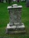 Headstone of Wallace FISHER (b. & d. 1884); and his brother Wellington M. FISHER (1881-1883) who were two of the children of Peter J. FISHER (1858-1949) and his wife Elizabeth Alice (m.n. ALLIN, 1859-1911).