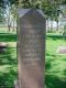 Headstone of William BISSETT (1810-1891).