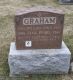 Headstone of William John GRAHAM (1886-1940); his wife Elva Pearl (m.n. FISHER, 1886-1967) and their son Clifford Gordon GRAHAM (KIA WWII, 1915-1940).