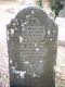 Headstone of William LITTLEJOHNS (c. 1839-1875).