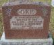 Headstone of Walter Wesley OKE (1890-1959) and his wife Phoebe Susannah (m.n. HUBBARD, 1887-1959).