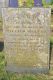 Headstone of William WALTER (Abt 1786-1865) husband of Miriam (m.n. TRATHEN, Abt. 1788-1880).